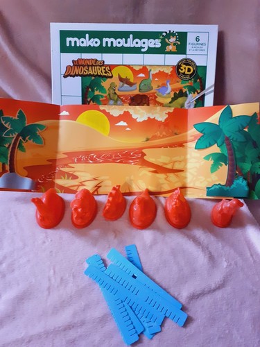 Jeu moulages dinosaures - jeu, de